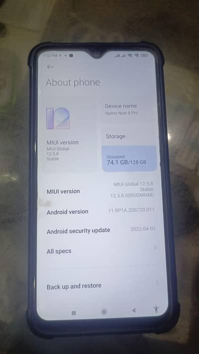 redmi Note 8 pro 6gb 128gb