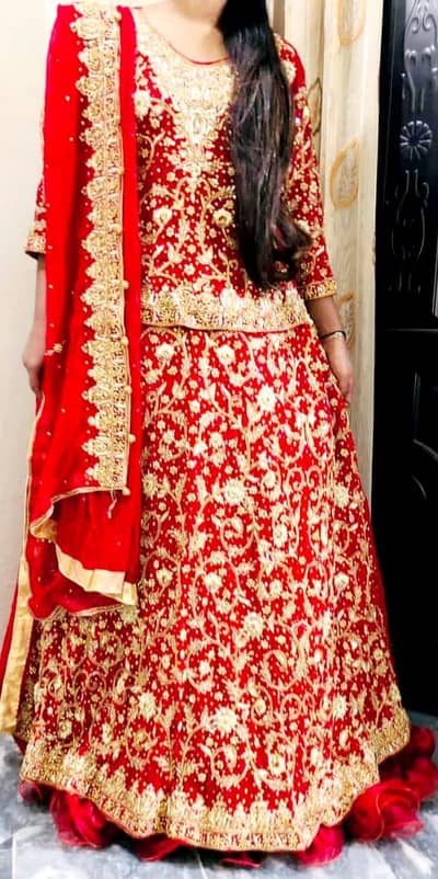 Red bridal lehnga for sale