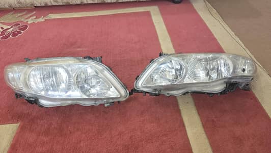 Original Thailand Front Headlights Pair Genuine Corolla Altis 2010