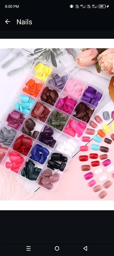 576 Pieces Artificial Nails Box – Salon Quality – New