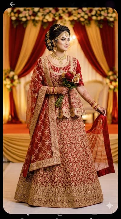 Bridal Lengha Shahrara Dress Rs. 9-K