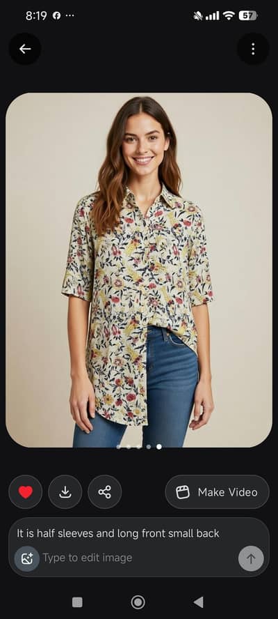 floral printed shirt half sleeves