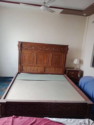 3 piece king size chinyoti design bed