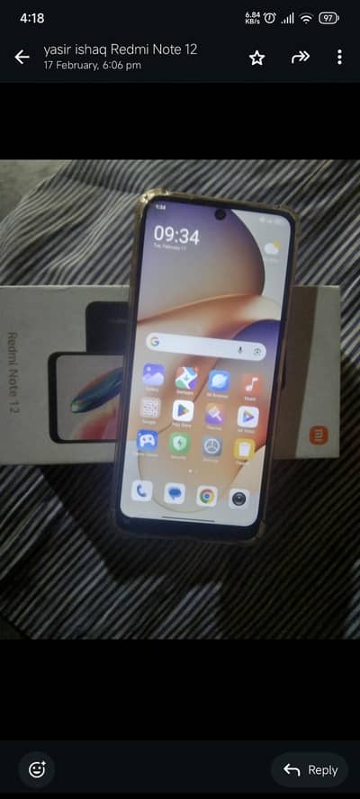 Redmi note 12 8gb 128gb Exchange possible