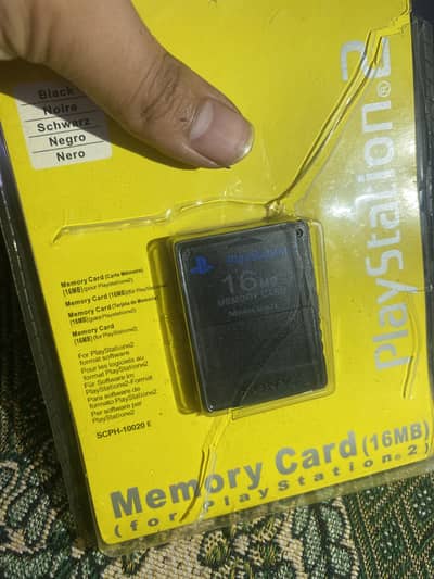 Ps2 memory card new 16 mb for sale