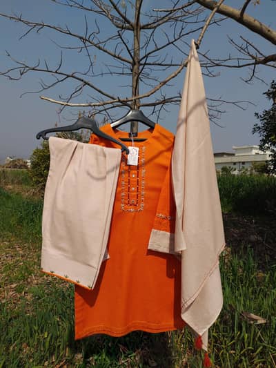 hand made embroidery outfit for sale