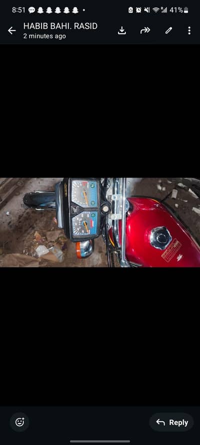 honda 125 ch red just 15km all clear no any scratches