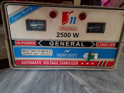 Automatic Voltage Stabilizer 2500W General