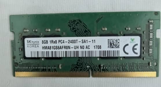 Laptop DDR4 Ram 8GB 2400Mhz