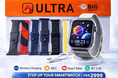 ULTRA Smart Watch – 7 in 1 Straps
