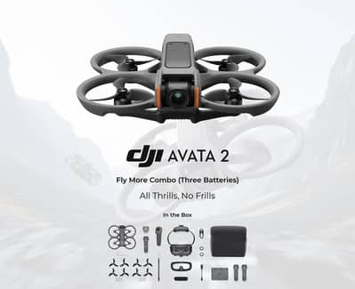 DJI Avata 2 Fly More Combo – Pin Pack (Brand New Sealed)