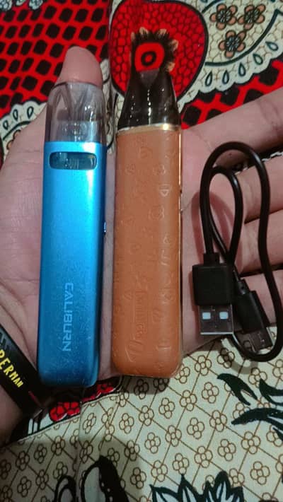 CALIBURN G4 MINI +  OXVA XSLIM GO + CABLE (2POD 1CABLE))