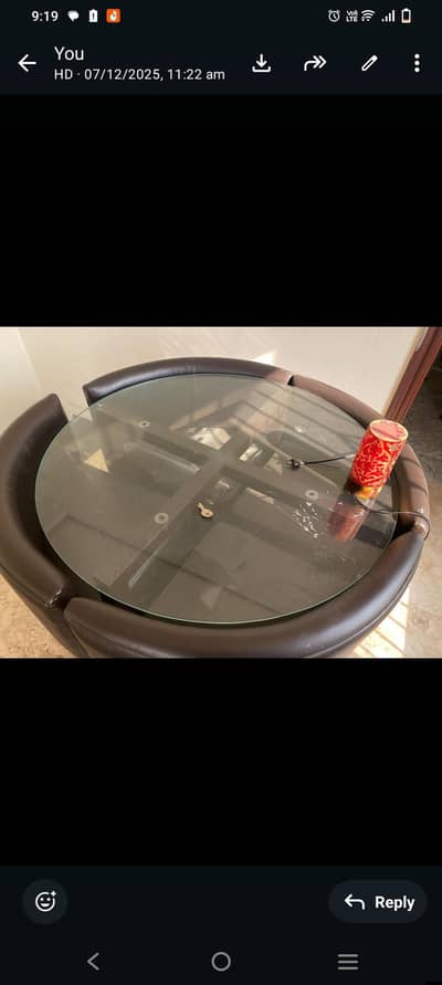 very good quality heavy dining table