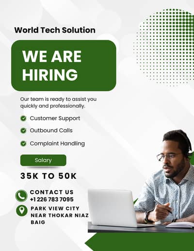 Sale representatives For Call center