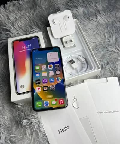 Iphone x 256 GB 89 battery only whatsapp number03251512151