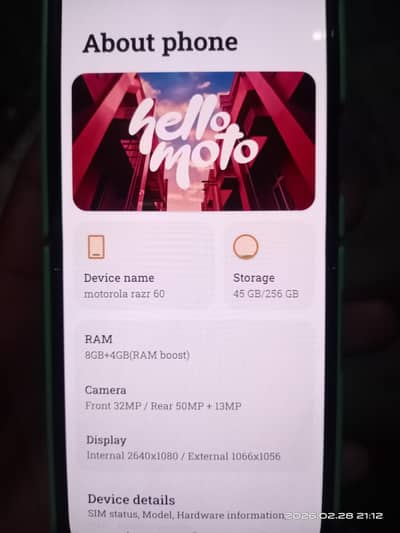 Motorola razr 60 folding (03256415853)