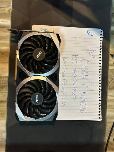 MSI RX 6600 Mech 2X 8GB – Gaming Used – Never Mined