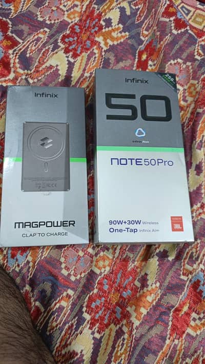 Note 50 pro just like new in warranty