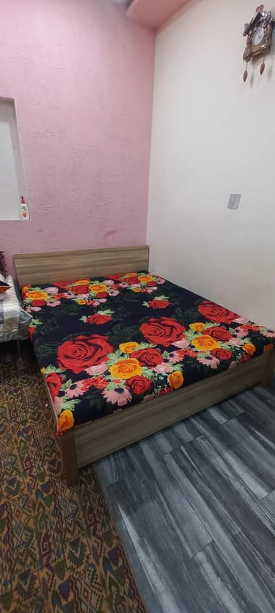 Interwood Small double Bed with mattress for sale
