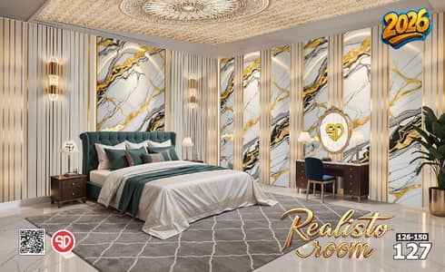 3D Wallpaper | Customised Wallpaper | Canvas Sheet | 3D Flex Wall