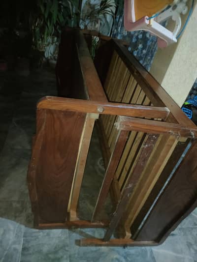 pure wood single beds 2 numbers