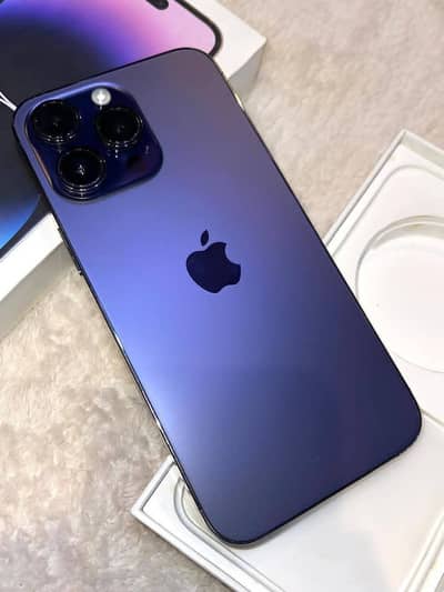 Apple iPhone 14 Pro Max Complete Box Urgent Sale Connect Wtp No