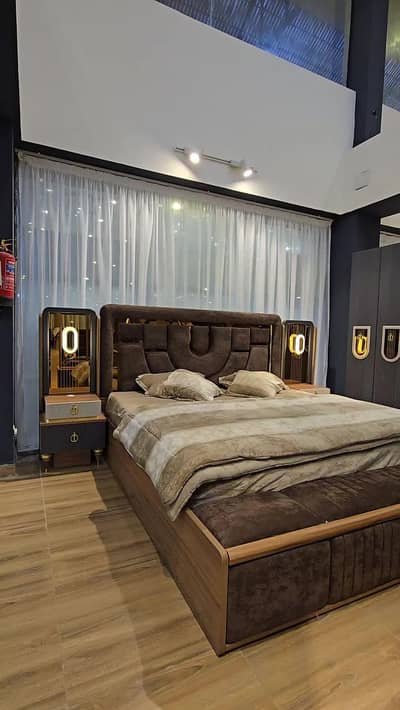 Brand New Double Bed – Solid Wood – Custom Order Available