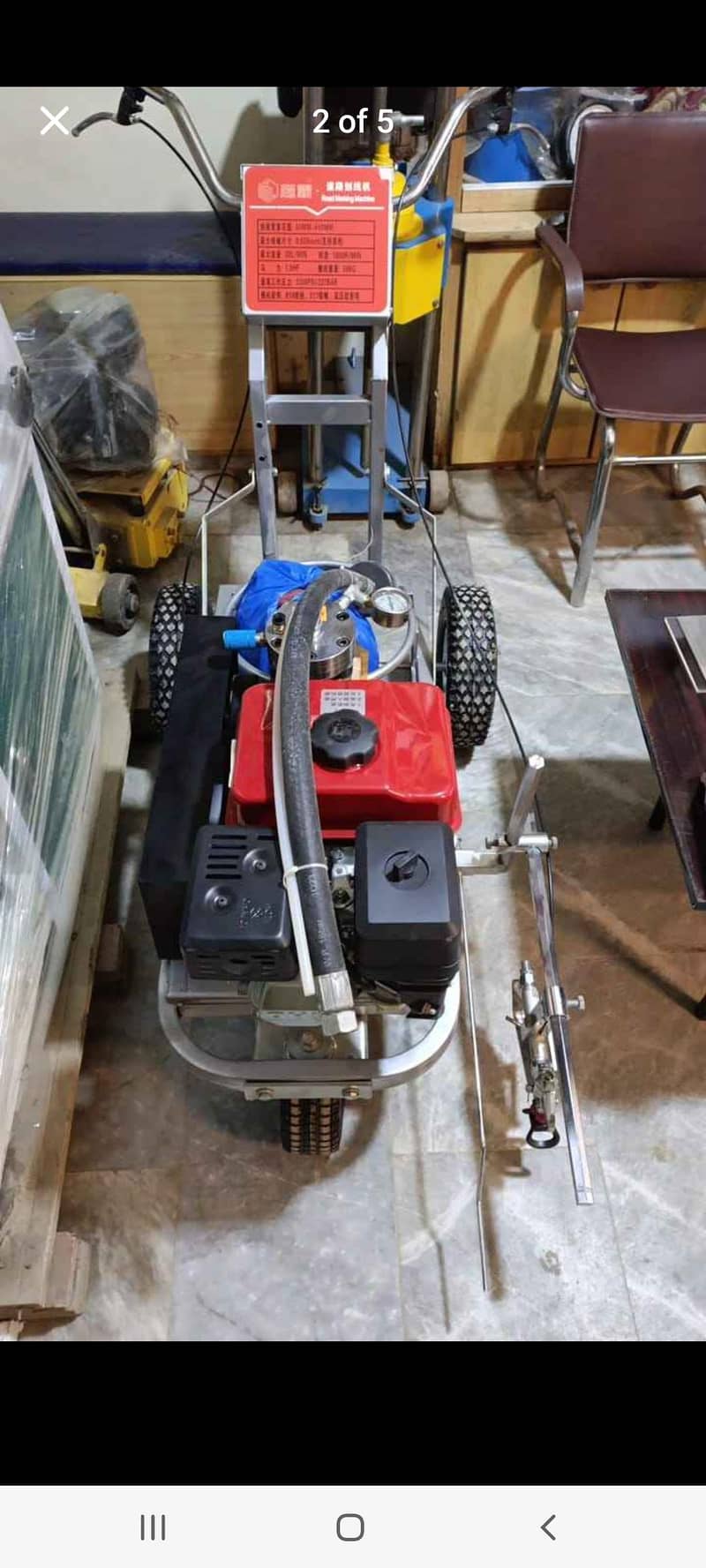 Road marking machine 4