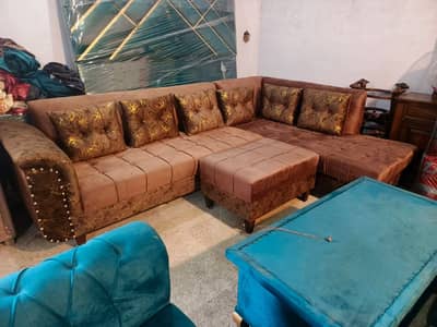 L shap sofa