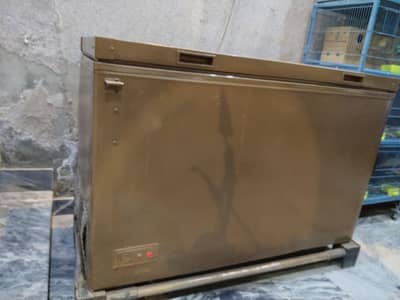 inverter freezer neat condition best cooling freezer golden color