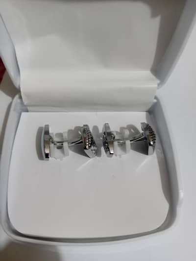 silver cufflinks fine quality stylish look