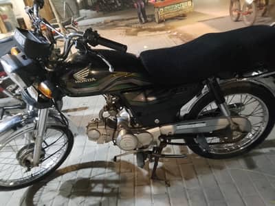 Honda CD 70 Black Color 0321-4741205