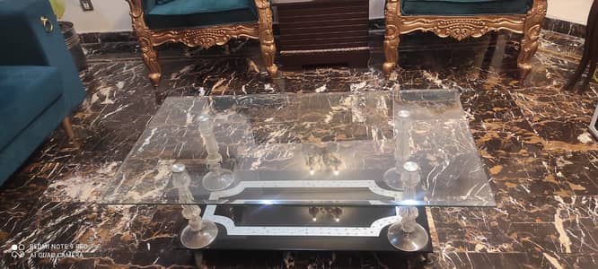 Beautiful glass table