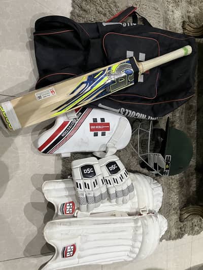 Hardball bat and complete kitbag