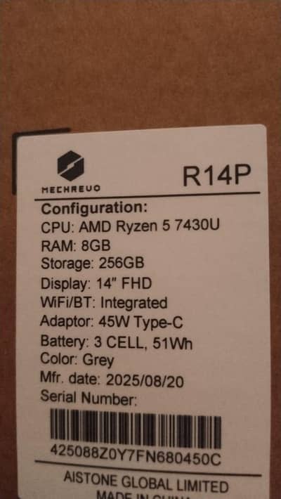 Mechrevo r14p laptop