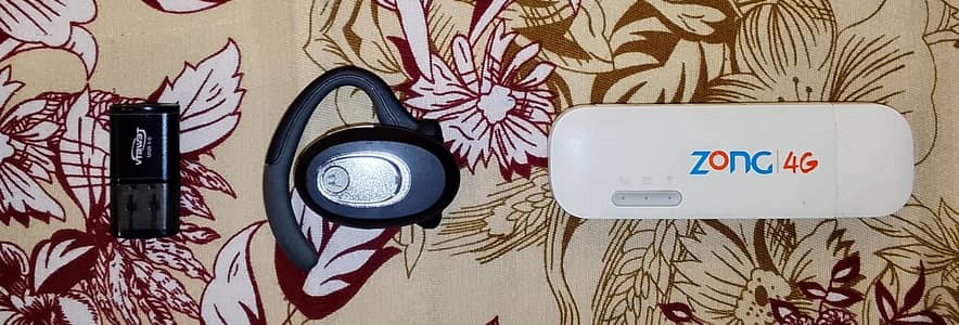 Imported Wireless Bluetooth Handsfree,Zong Internet Dongle,Card Reader