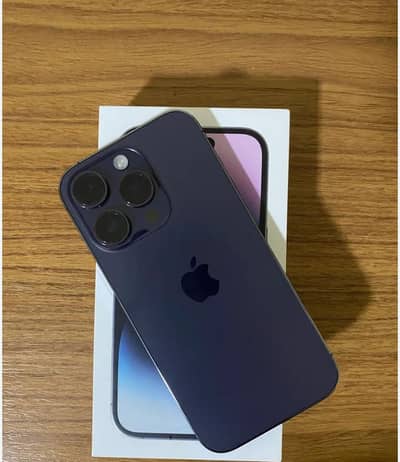 Apple iPhone 14 Pro Max Complete Box Urgent Sale Connect Wtp No