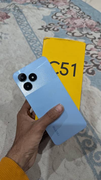 realme c51 4/64GB RAM ROM 5000mh battery with box 03/111271878