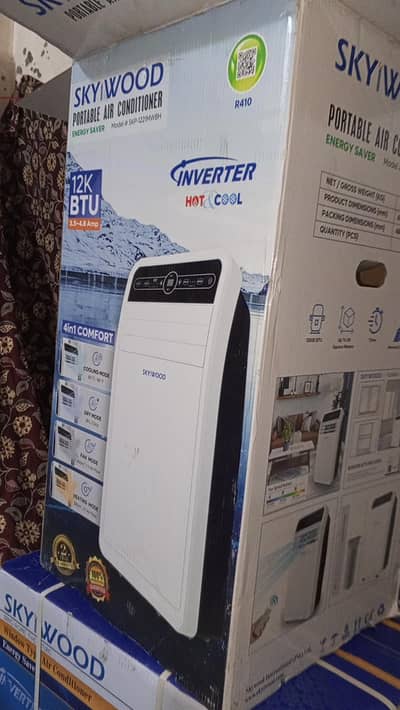 SKYWOOD PORTABLE AC DC INVERTER IMPORTED HEAT AND COOL 1 TONE RWP