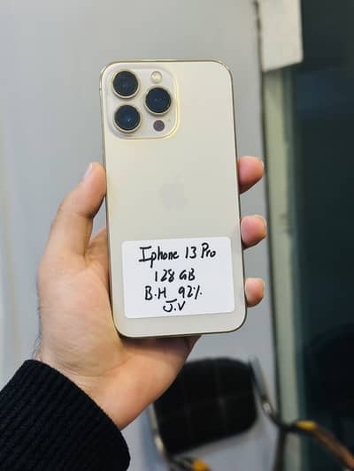 Iphone 13pro 128gb Non PTA Jv Battery Health 92% Waterpack Phone