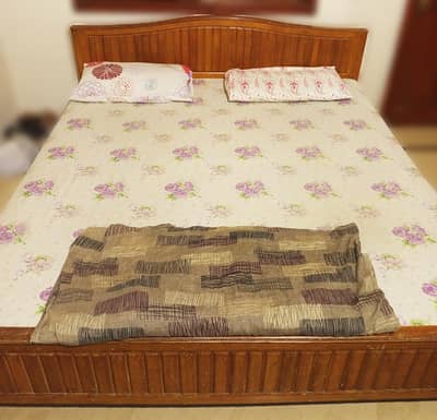 Wooden Bed without Mattress
