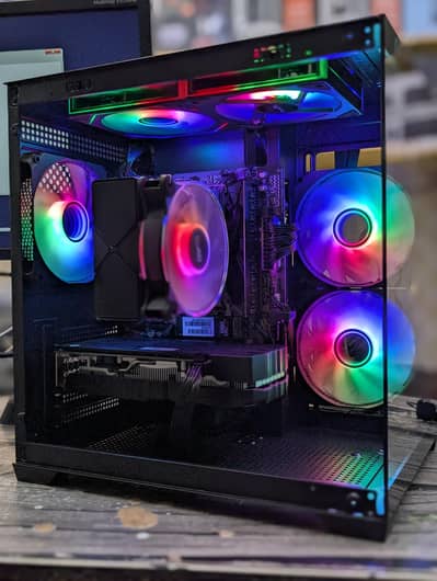 AMD RYZEN 5 5600X WITH A520 16GB RAM 256GB SSD RX 580 GPU GAMING PC
