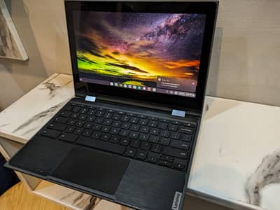 Lenovo 300e Chromebook touch and type 360 best for kids online work