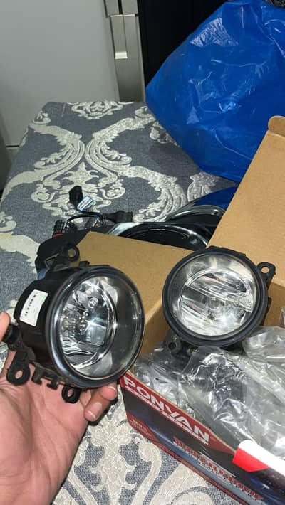 Fog lamp with all wiring