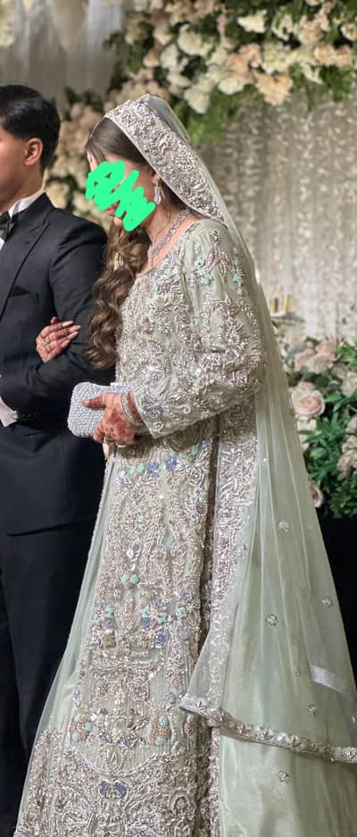 walima dress copy of  faiza saqlain not original