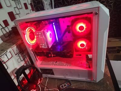 Thunder Scar White with 4 Argb Fan