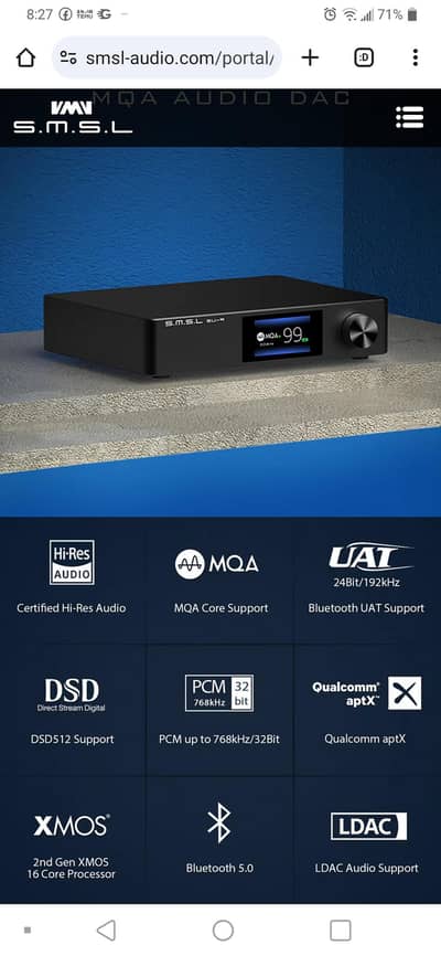 S. M. S. L SU9 HighEnd DAC For Stereo Lovers