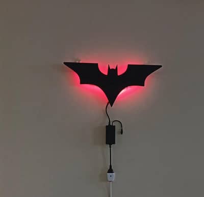 3D batman RGB LED wall lamp - Gaming Decor - With Remote - Best Price