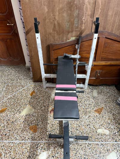 Gym bench for chest press home