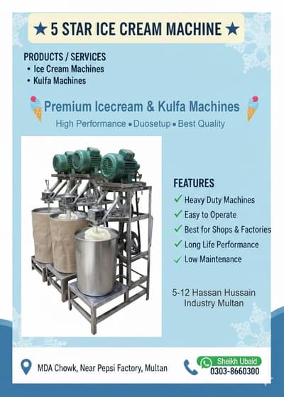 ice cream Machines/Kulfa Machines (03038660300)